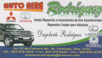 Auto Aire Rodríguez Lora, S.R.L.